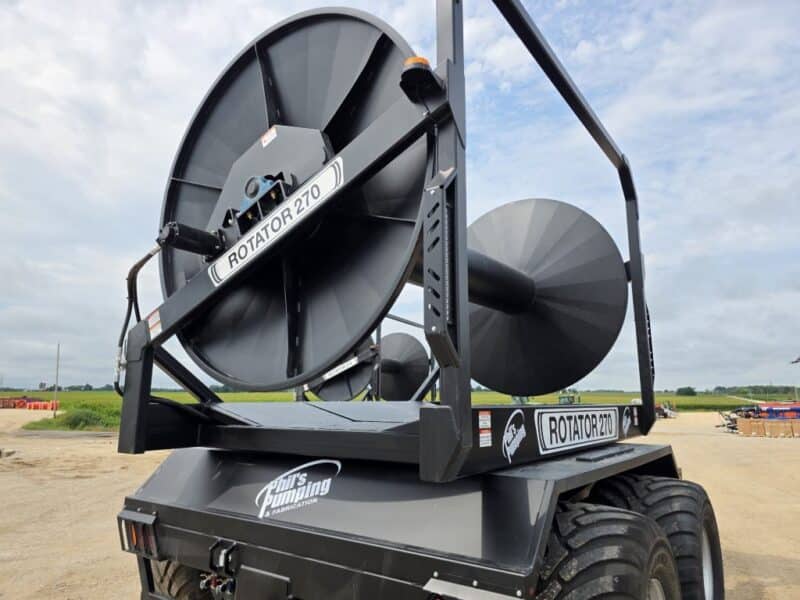 New BLACKOUT Phil’s Pumping Rotator 270 Turn Table Cart, 11-10″ MAX Hose Capacity