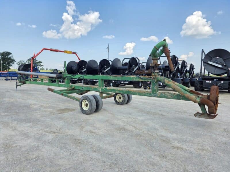 52′ Lagoon Pump with Dual 6″ Outlet Housing. 8″ Discharge Pipe