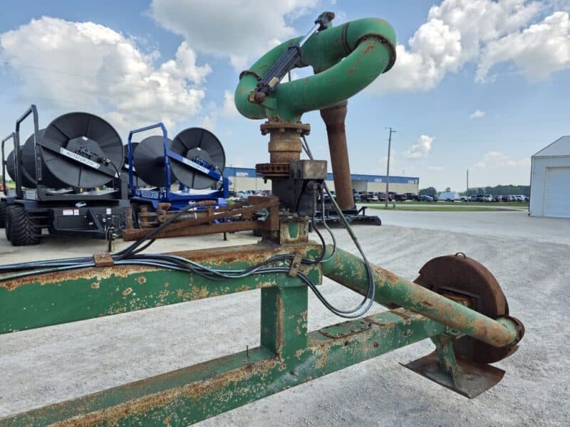 52′ Lagoon Pump with Dual 6″ Outlet Housing. 8″ Discharge Pipe