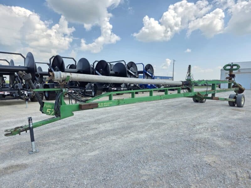52′ Lagoon Pump with Dual 6″ Outlet Housing. 8″ Discharge Pipe