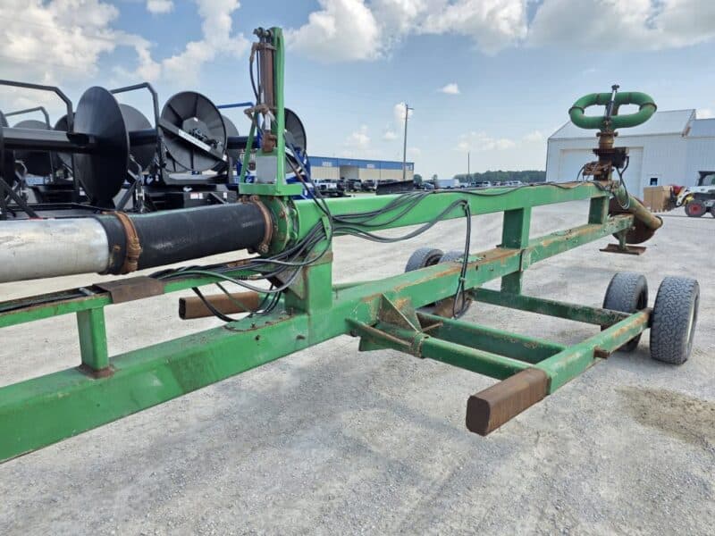 52′ Lagoon Pump with Dual 6″ Outlet Housing. 8″ Discharge Pipe
