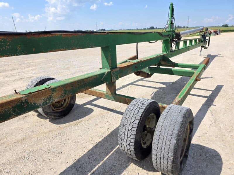 52′ Lagoon Pump with Dual 6″ Outlet Housing. 8″ Discharge Pipe