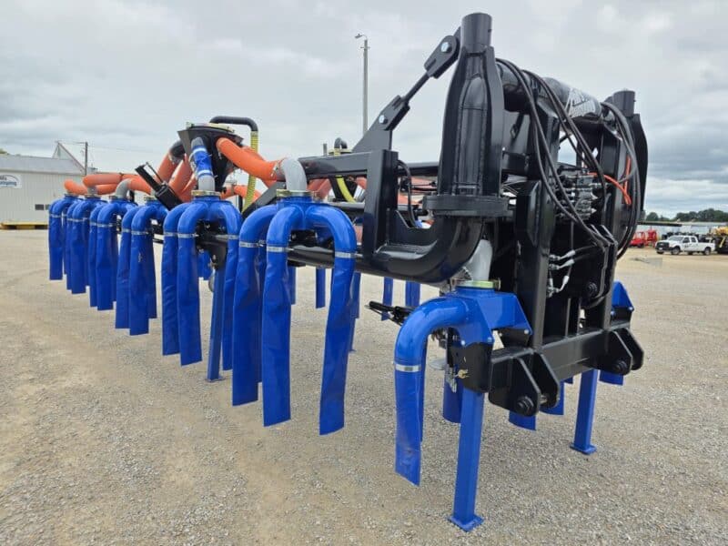 New 56′ Dribble Bar w. H.D. 8″ Stinger w. Mini Manifolds to 4″ Hoses