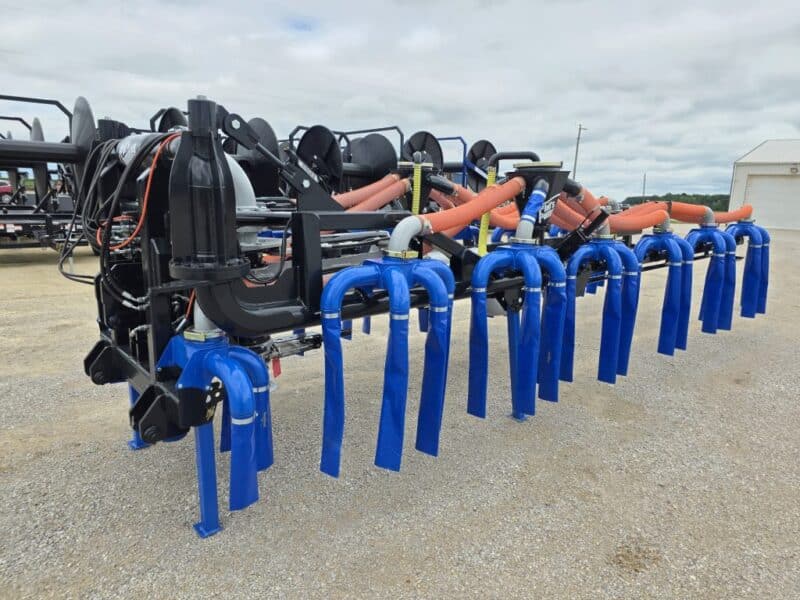 New 56′ Dribble Bar w. H.D. 8″ Stinger w. Mini Manifolds to 4″ Hoses