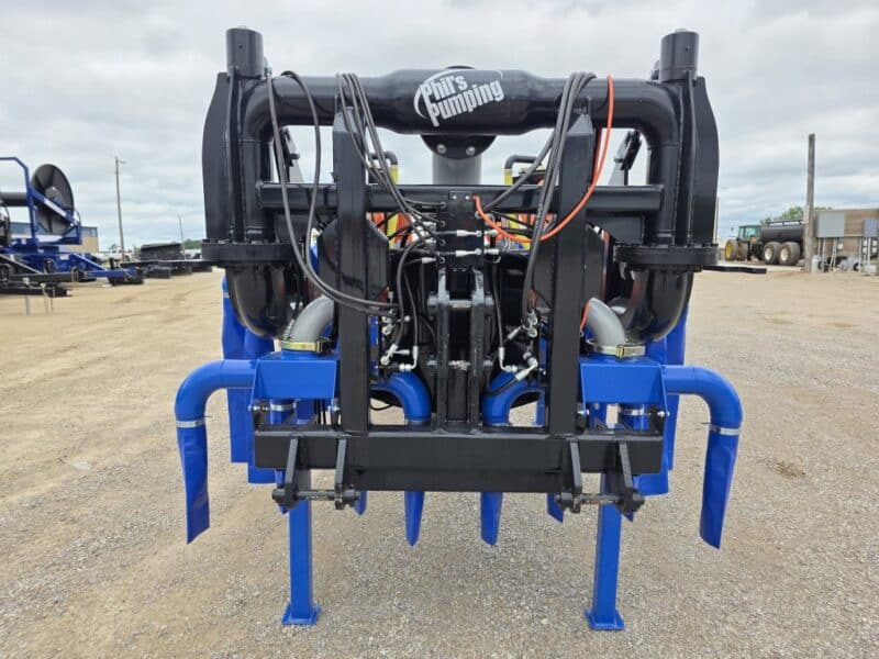 New 56′ Dribble Bar w. H.D. 8″ Stinger w. Mini Manifolds to 4″ Hoses
