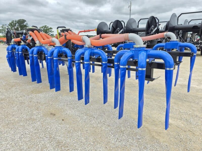 New 56′ Dribble Bar w. H.D. 8″ Stinger w. Mini Manifolds to 4″ Hoses