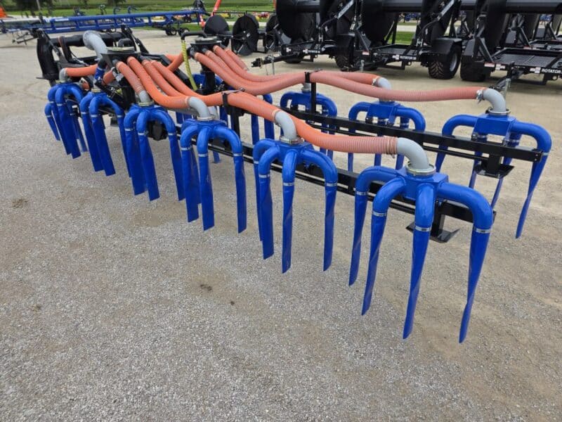 New 56′ Dribble Bar w. H.D. 8″ Stinger w. Mini Manifolds to 4″ Hoses