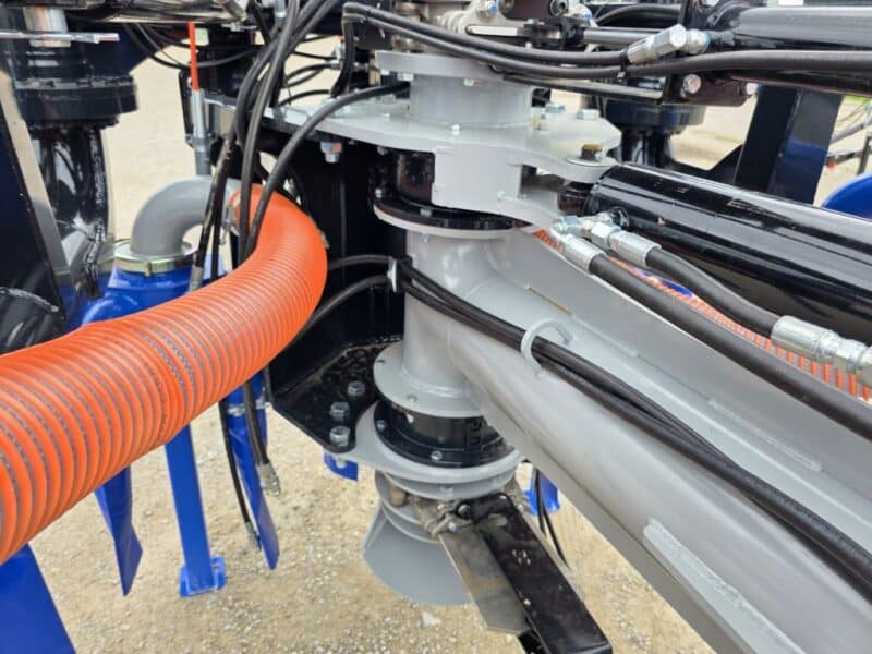 New 48′ Dribble Bar w. H.D. 8″ Stinger w. Mini Manifolds to 4″ Hoses