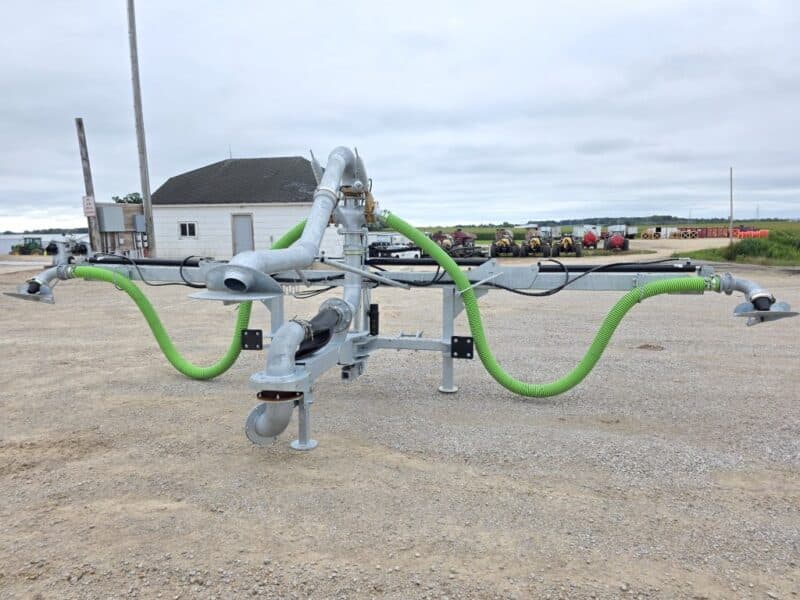 New WER 60′ Splash Pan with Folding Wings-3 Nozzle