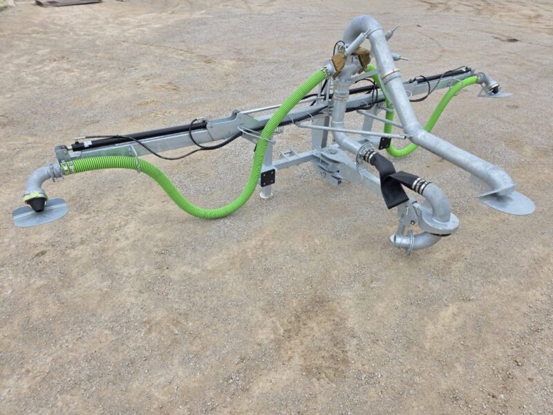 New WER 60′ Splash Pan with Folding Wings-3 Nozzle
