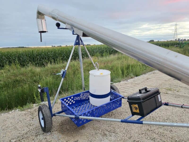 12″x 14″ Phil’s Load Stand w.Basket, Foam Injection, Wheel Jacks & Lights.