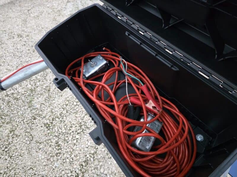 12″x 14″ Phil’s Load Stand w.Basket, Foam Injection, Wheel Jacks & Lights.