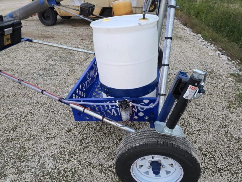 12″x 14″ Phil’s Load Stand w.Basket, Foam Injection, Wheel Jacks & Lights.