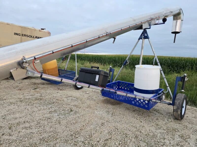 12″x 14″ Phil’s Load Stand w.Basket, Foam Injection, Wheel Jacks & Lights.