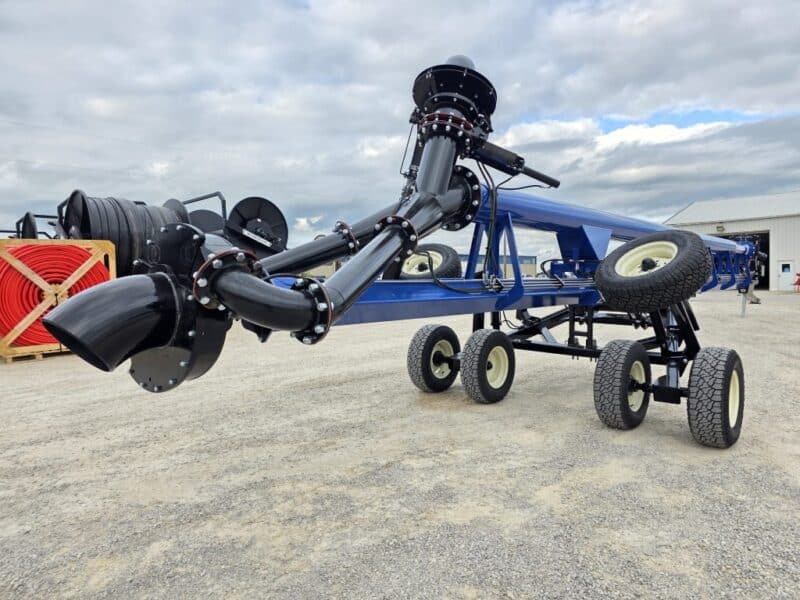 New 52ft Phil’s 12″ Turbo Blaster Lagoon Pump w/ 10″ Agitation Gun & Outrigger Wheels