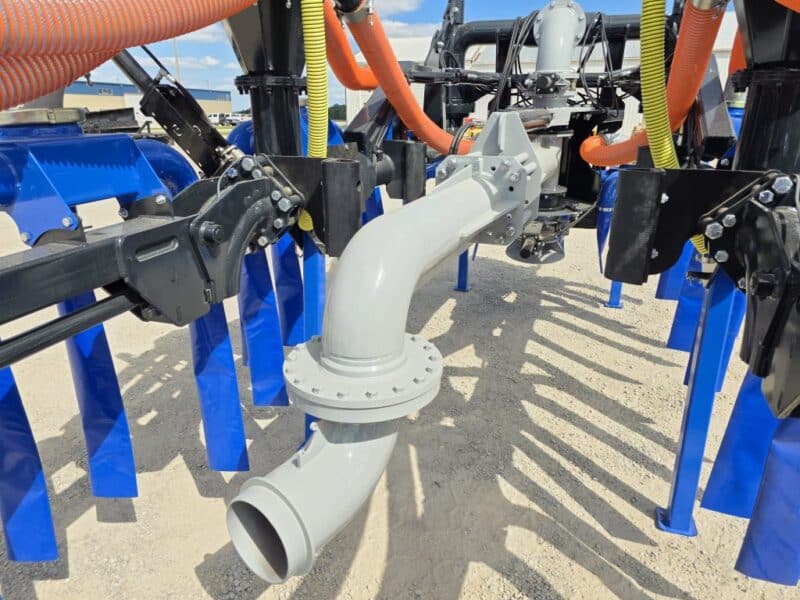 New 48′ Dribble Bar w. H.D. 8″ Stinger w. Mini Manifolds to 4″ Hoses