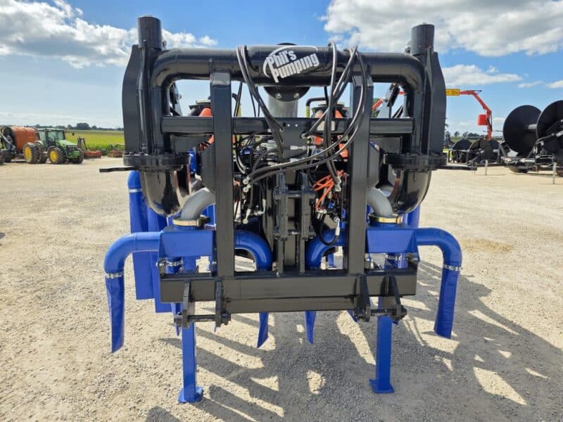 New 48′ Dribble Bar w. H.D. 8″ Stinger w. Mini Manifolds to 4″ Hoses