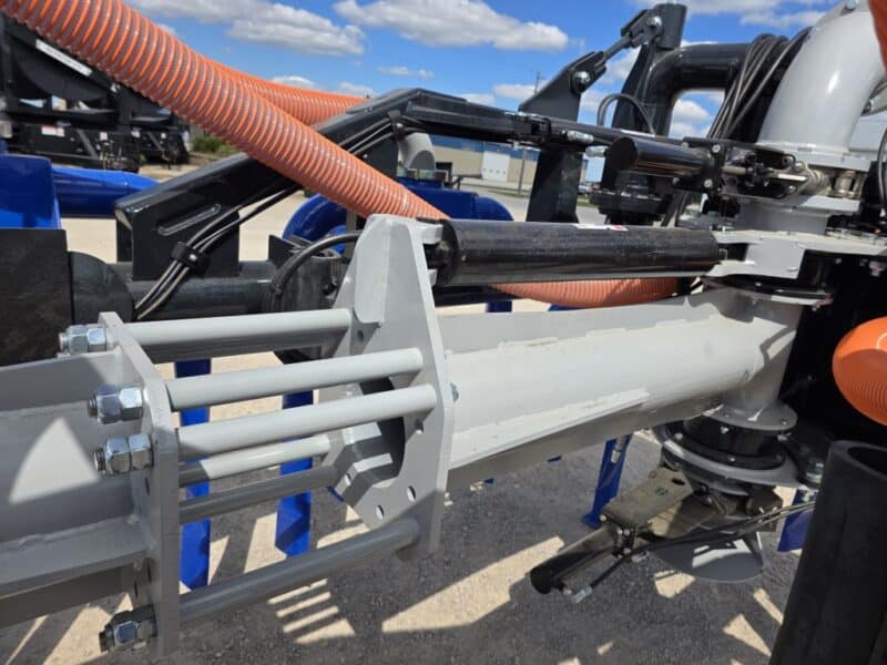 New 48′ Dribble Bar w. H.D. 8″ Stinger w. Mini Manifolds to 4″ Hoses