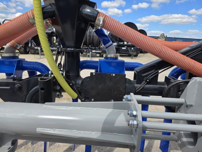 New 48′ Dribble Bar w. H.D. 8″ Stinger w. Mini Manifolds to 4″ Hoses