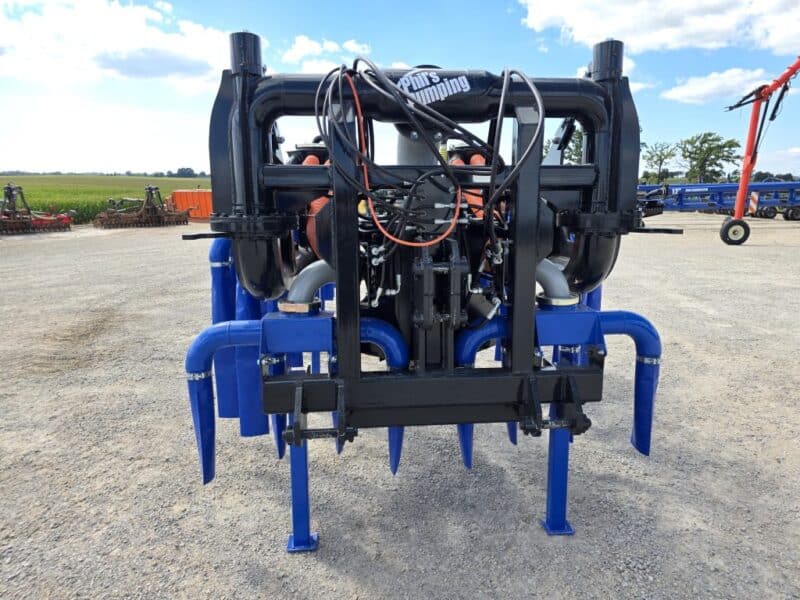 48′ Dribble Bar w. H.D. 6″ Stinger w. Mini Manifolds to 4″ Hoses
