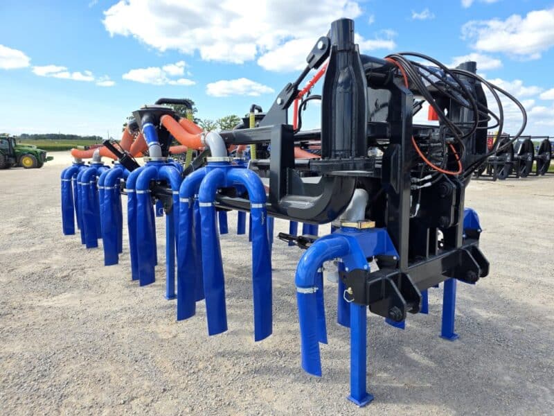 48′ Dribble Bar w. H.D. 6″ Stinger w. Mini Manifolds to 4″ Hoses