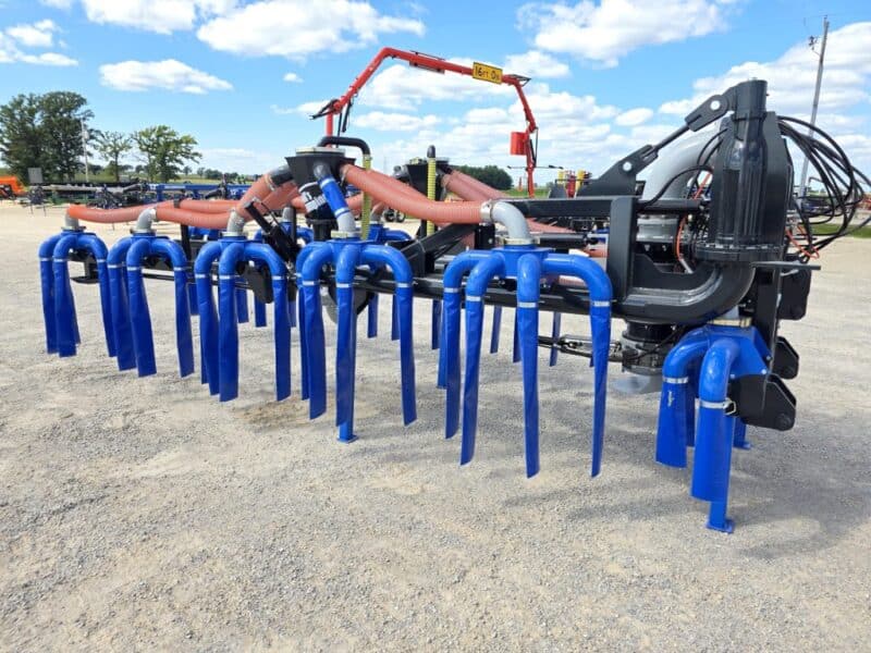 48′ Dribble Bar w. H.D. 6″ Stinger w. Mini Manifolds to 4″ Hoses