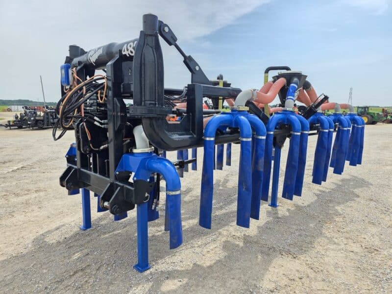 48′ Dribble Bar w. H.D. 6″ Stinger w. Mini Manifolds to 4″ Hoses