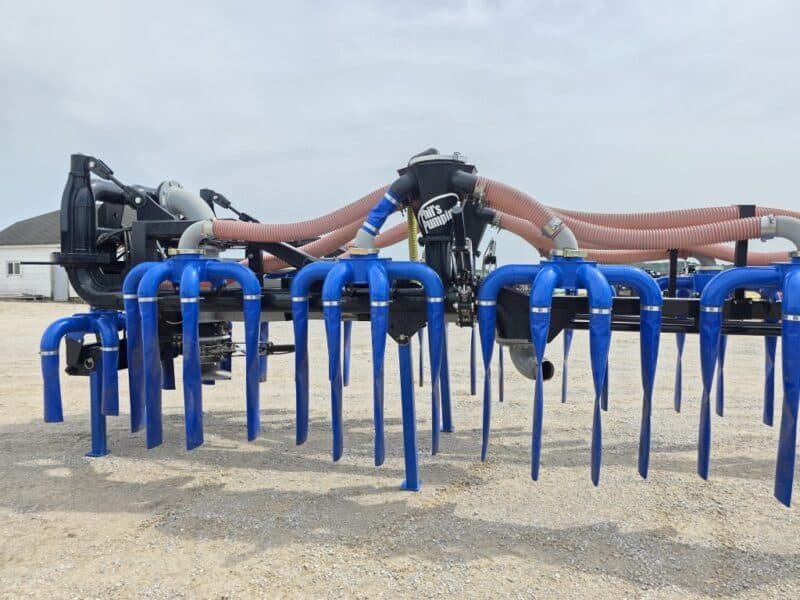 48′ Dribble Bar w. H.D. 6″ Stinger w. Mini Manifolds to 4″ Hoses