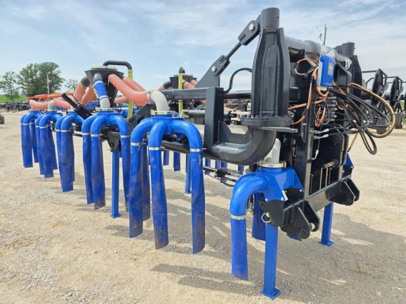48′ Dribble Bar w. H.D. 6″ Stinger w. Mini Manifolds to 4″ Hoses