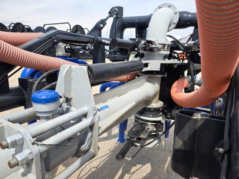 48′ Dribble Bar w. H.D. 6″ Stinger w. Mini Manifolds to 4″ Hoses