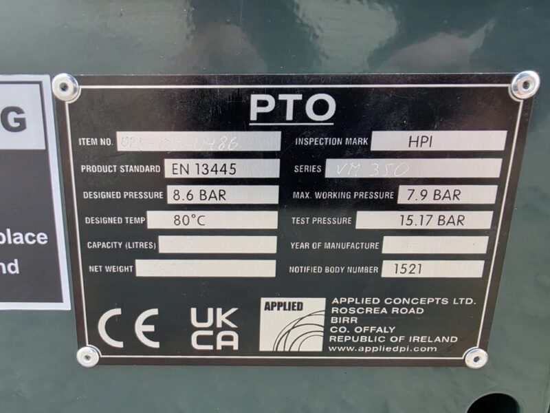 New Applied 350 CFM PTO Air Compressor