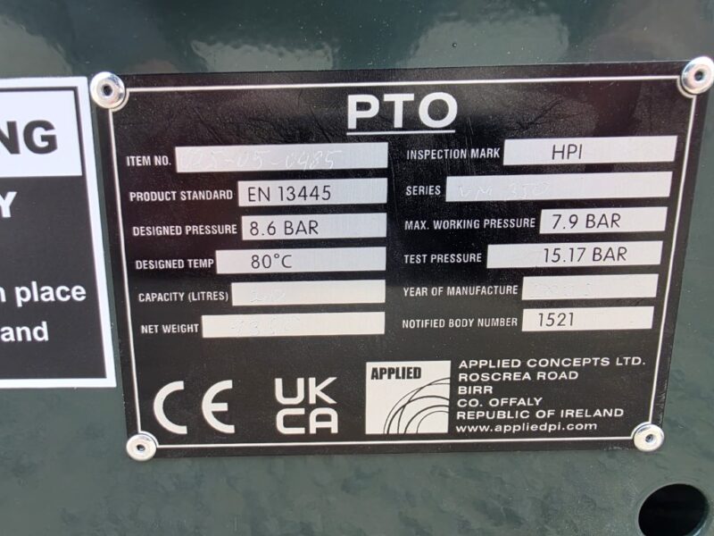 New Applied 350 CFM PTO Air Compressor