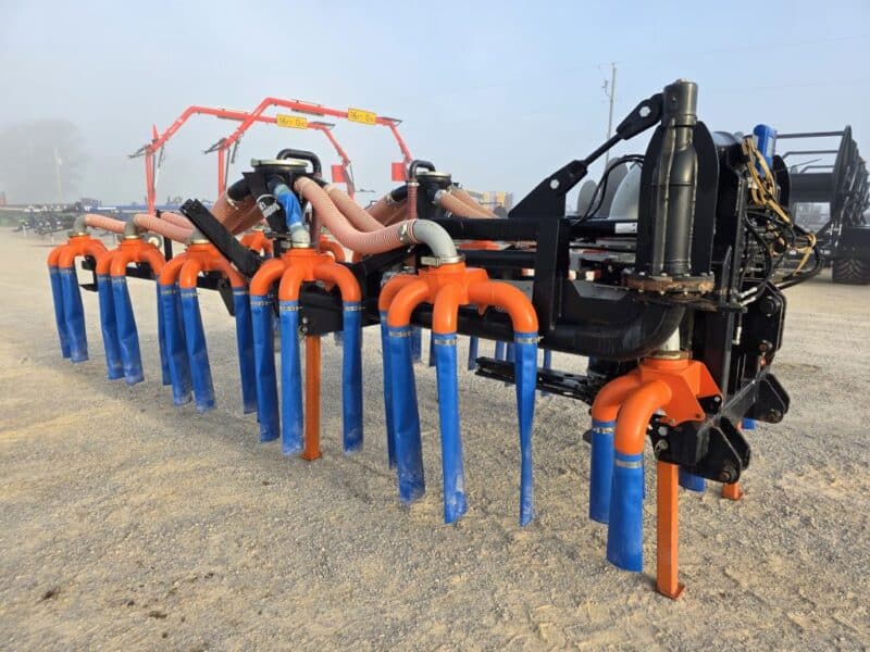 48′ Dribble Bar w. H.D. 6″ Stinger w. Mini Manifolds to 4″ Hoses