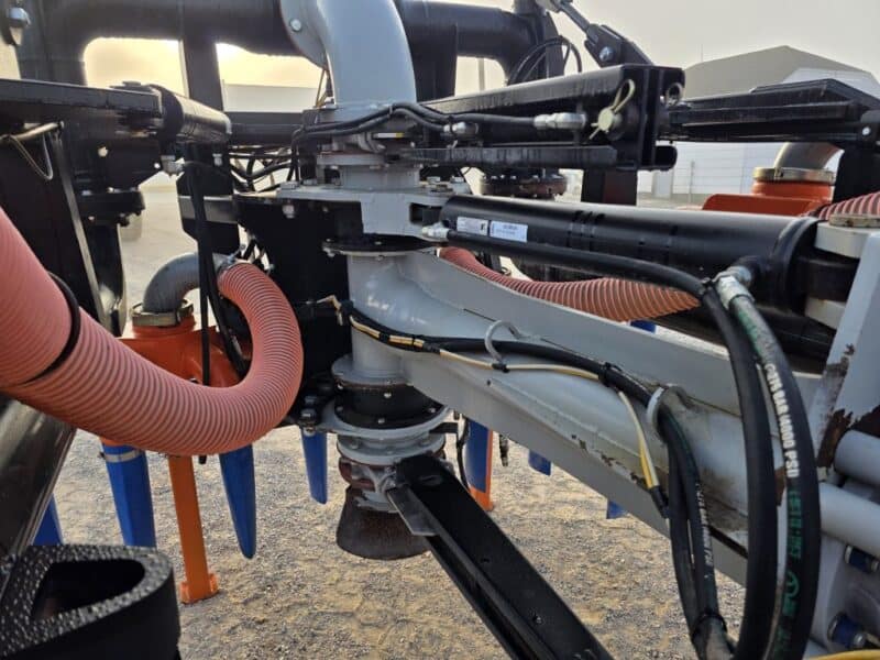 48′ Dribble Bar w. H.D. 6″ Stinger w. Mini Manifolds to 4″ Hoses