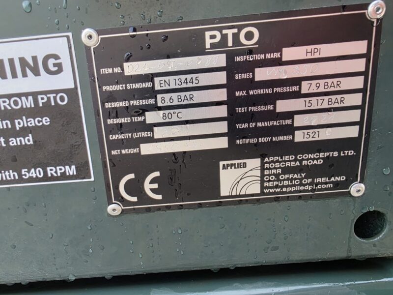 New Applied 350 CFM PTO Air Compressor