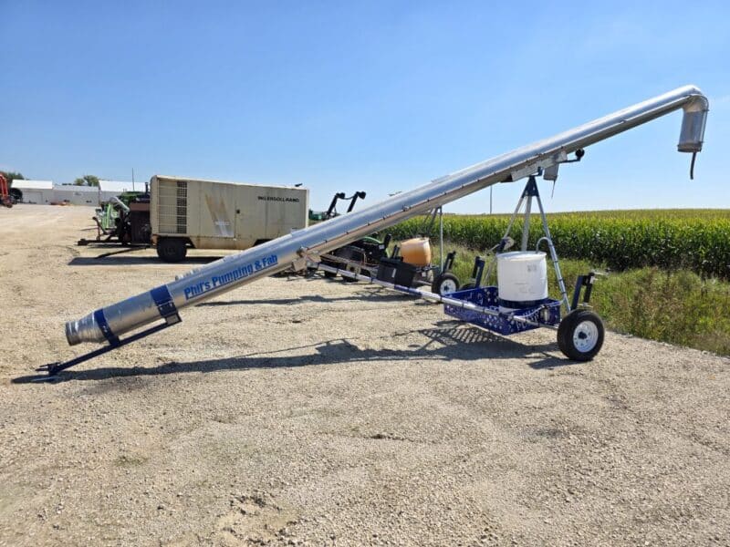 12″ Phil’s Load Stand w.Basket, Foam Injection, Wheel Jacks & Lights.