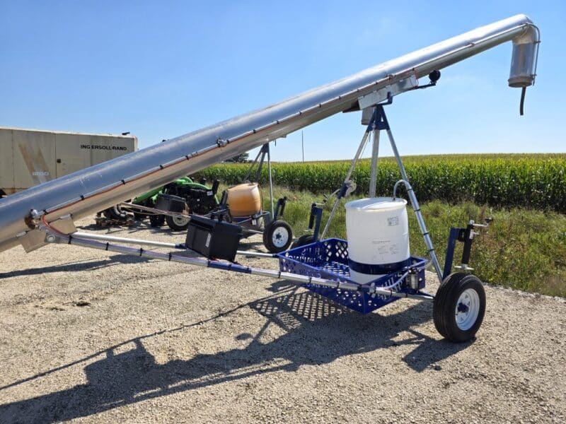 12″ Phil’s Load Stand w.Basket, Foam Injection, Wheel Jacks & Lights.