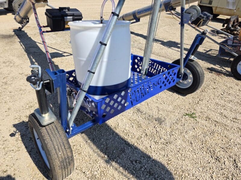 12″ Phil’s Load Stand w.Basket, Foam Injection, Wheel Jacks & Lights.