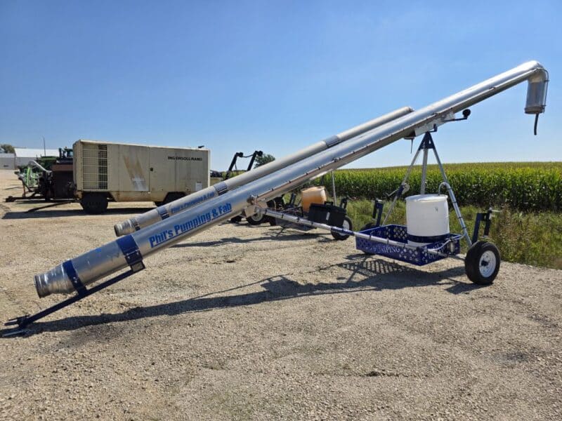 12″ Phil’s Load Stand w.Basket, Foam Injection, Wheel Jacks & Lights.