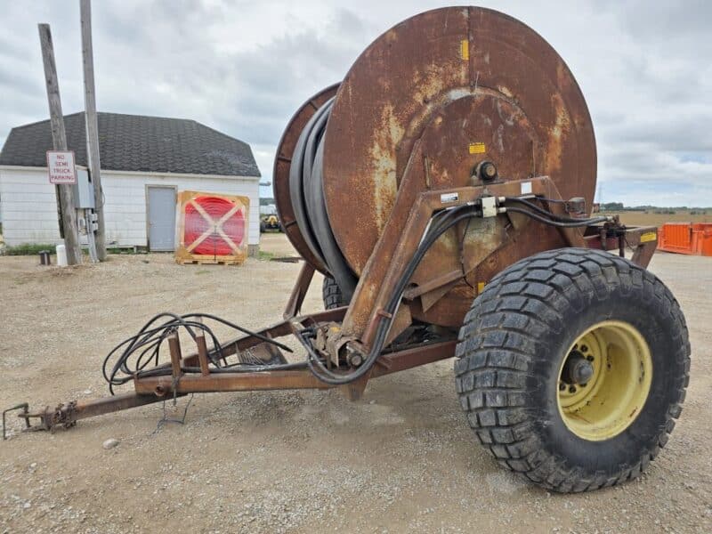 Hydro Hose Reel Holds 1 Mile of 6″ Hose