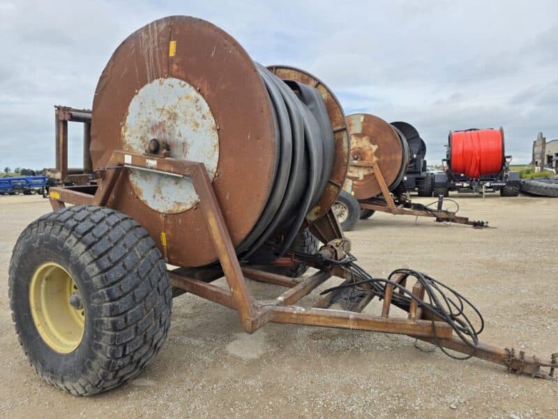 Hydro Hose Reel Holds 1 Mile of 6″ Hose