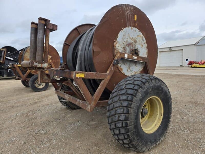 Hydro Hose Reel Holds 1 Mile of 6″ Hose
