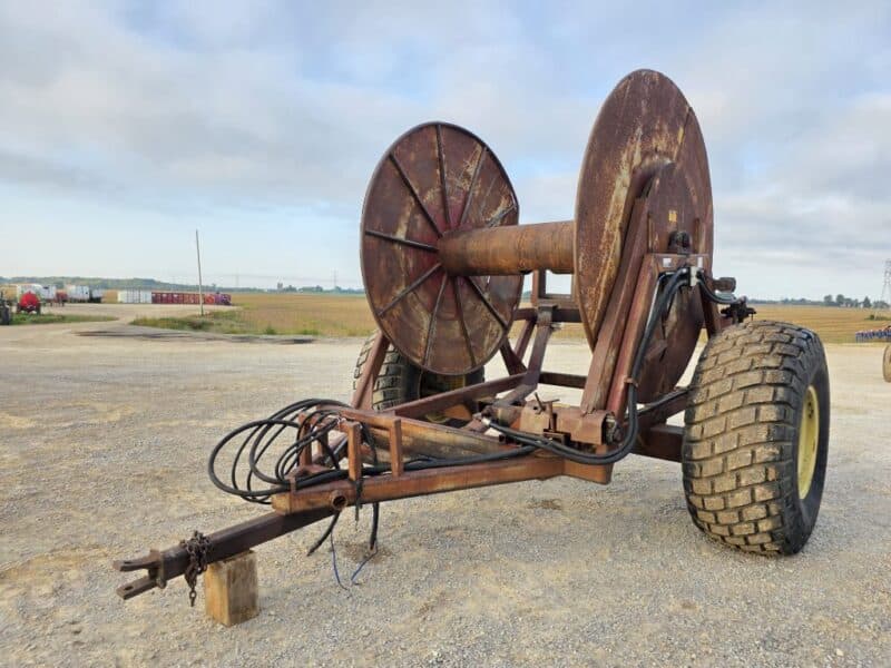 Hydro Hose Reel Holds 1 Mile of 6″ Hose