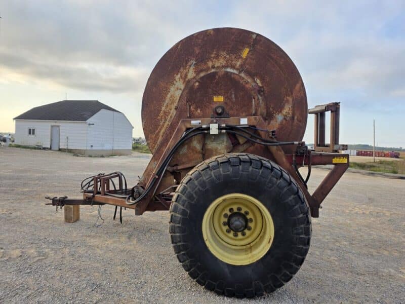 Hydro Hose Reel Holds 1 Mile of 6″ Hose