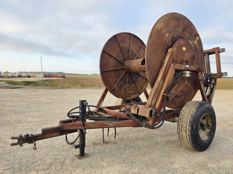 Hydro Hose Reel Holds 1 Mile of 6″ Hose