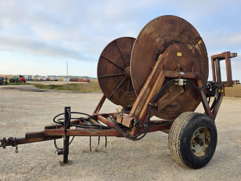 Hydro Hose Reel Holds 1 Mile of 6″ Hose