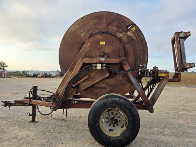 Hydro Hose Reel Holds 1 Mile of 6″ Hose