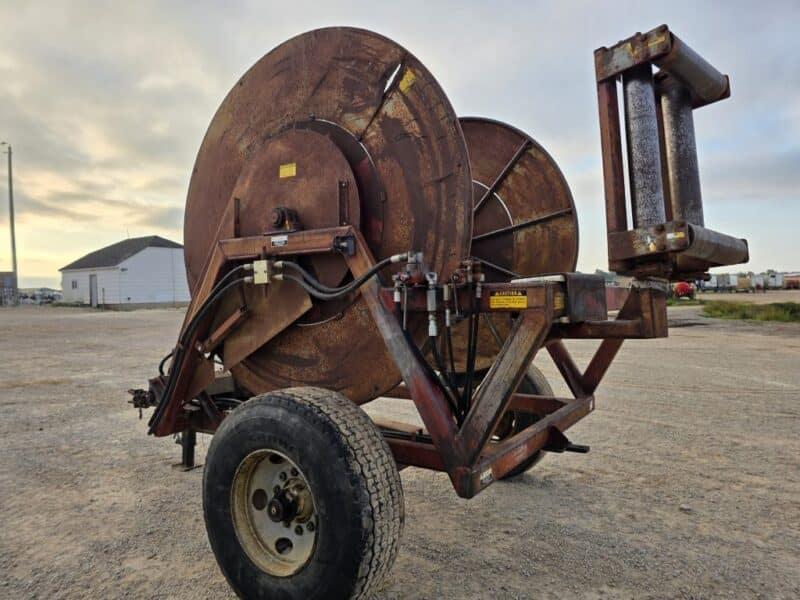 Hydro Hose Reel Holds 1 Mile of 6″ Hose