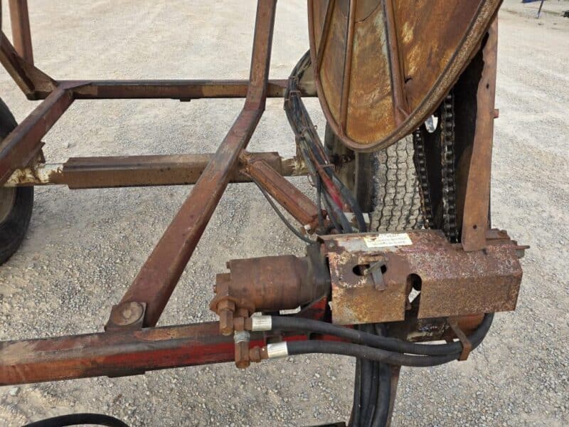 Hydro Hose Reel Holds 1 Mile of 6″ Hose