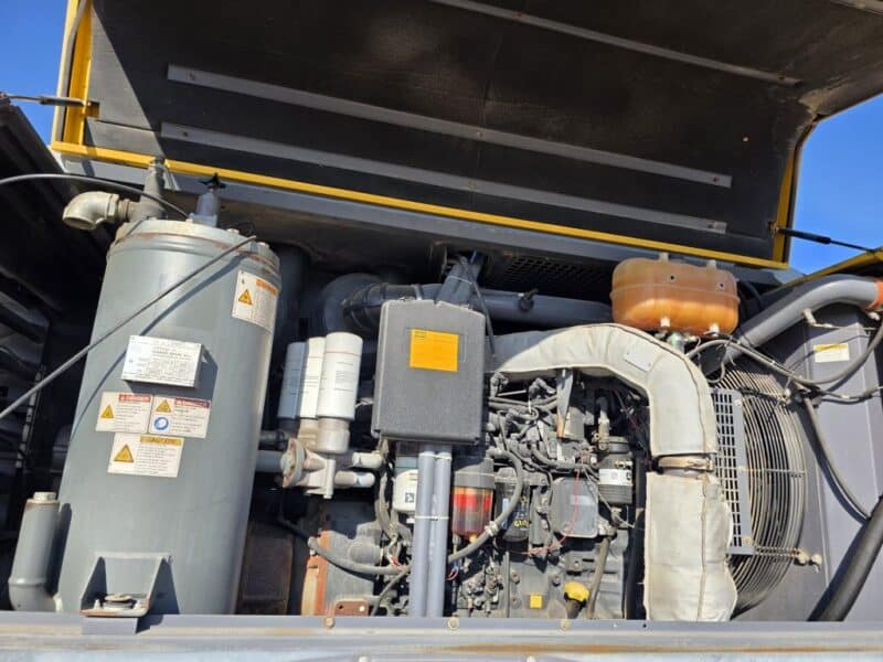 AC-102 750 CFM 2012 Atlas Copco 6.8L John Deere Engine Air Compressor